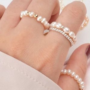 Gorgeous Freshwater Pearl Slide On Ring